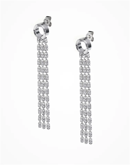 Ohrringe Desmos Dame TYPHOON ETERNITY in Silber TYPHOON ETERNITY - TYPHOON ETERNITY